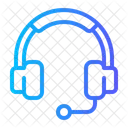Headset Call Center Customer Service Icon