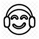 Headset Smiley  Icon