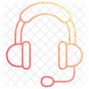 Headset with mic  Icon