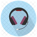 Headsets Mit Mikrofon Symbol