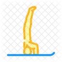 Headstand Sirsasana Yoga Icon