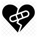 Heart Bandage Healing Broken Heart Icon
