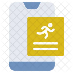 Health and fitness app  Icon