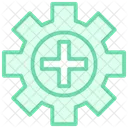 Health And Safety Management Duotone Line Icon Icon