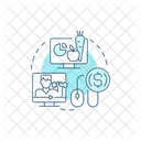 Online Tutorial Video Icon