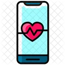Mobile Heart Health Icon