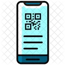 Mobile Qr Heart Icon