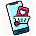 Health App Shopping  Icon