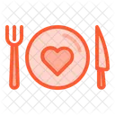 Health Food Plate Icon