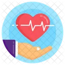 Heart Safety Heart Care Heart Protection Icon