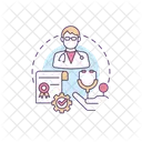 Physician Patient Disease Icon