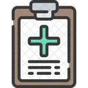 Health Check Clip Board Health Care Icon