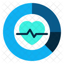 Health data analytics  Icon