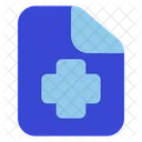 Health File File Report Icon