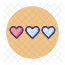 Health Hearts Like Icon
