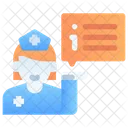 Health Info Nurse Information Icône