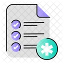 Health Information Health Status Health Details Icon