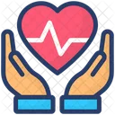 Health Insurance Heart Care Heart Insurance Icon