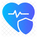 Health Insurance Protection Heart Icon