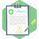 Health Insurance Cardiogram Healthcare Icon