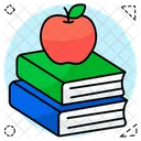 Health Knowledge Book Apple Icon