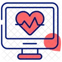 Health Monitoring Heart Icon