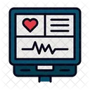 Health Monitoring Dashboard Monitor Icône