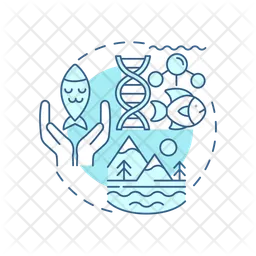 Health of aquatic ecosystems  Icon