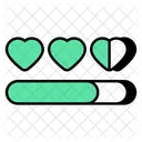 Health Points Favorite Love Icon