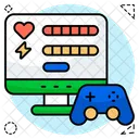 Health Points Hp Game Health Icon