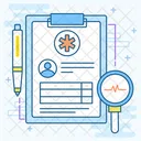 Health Record Patient Report Medical Record Icon