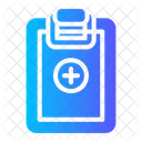 Health Report Clipboard Medical Icon