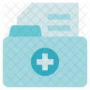 의료 서비스 건강 보고서 문서 아이콘