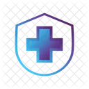 Health Security Shield  Icon