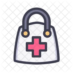 Health shop bag  Icon