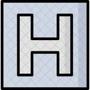 Health Sign Letter H Hospital Symbol Icon
