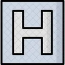 Health Sign Letter H Hospital Symbol Icon