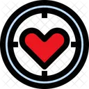 Health Target Life Heart Icon