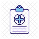 Health Test Medical Report Report Icon
