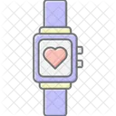 Health Tracker Lineal Color Icon Icon