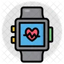Health Tracker Smartwatch Smartband Icon