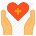 Healthcare Care Hands Icon