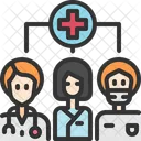 Healthcare Team Wellness Icon