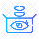 Healthcare And Medical Box Eye Icon
