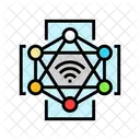 Healthcare Network Connections Icon