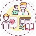 Healthcare workers and researchers  Icon