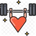 Healthy Fitness Exercise Icon
