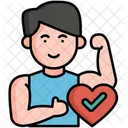 Healthy Health Strong Icon