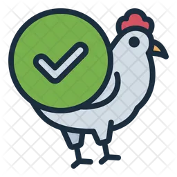 Healthy chicken  Icon