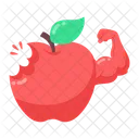 Healthy Food Apple Malus Icon